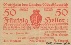 50 Heller ÖSTERREICH  1921 PS.121 SS