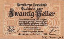 20 Heller AUSTRIA  1919 PS.146 UNC