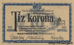10 Kronen ÖSTERREICH Nagymegyer 1916 L.37h1 VZ+