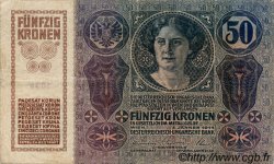 50 Korona HUNGARY  1920 P.025 VF