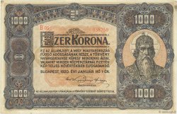 1000 Korona HONGRIE  1920 P.066a