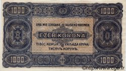1000 Korona UNGARN  1923 P.075a VZ+
