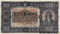 1000 Korona UNGHERIA  1923 P.075b SPL+