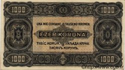 8 Filler sur 1000 Korona HUNGARY  1925 P.081b VF+