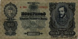 20 Pengö UNGHERIA  1930 P.097 MB