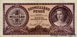 1000000000 Pengö HUNGARY  1946 P.125 F
