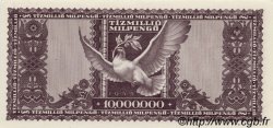 10000000 Milpengö UNGHERIA  1946 P.129 q.FDC