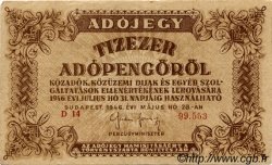 10000 Adopengö UNGHERIA  1946 P.143a MB