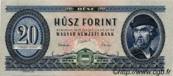 20 Forint UNGHERIA  1957 P.169a AU+