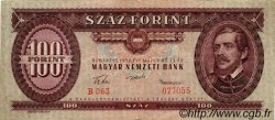 100 Forint UNGHERIA  1957 P.171a BB