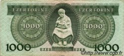 1000 Forint HUNGARY  1983 P.173b F-