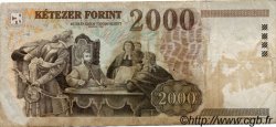 2000 Forint HUNGRíA  1998 P.181 BC