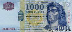 1000 Forint UNGHERIA  2000 P.185 FDC