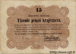 15 Pengö Krajczar UNGARN  1849 PS.121 fSS
