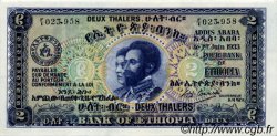 2 Thalers ETIOPIA  1933 P.06 SC+