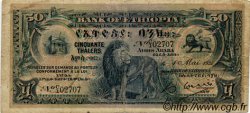 50 Thalers ETIOPIA  1932 P.09 q.MB