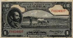 1 Dollar ETIOPIA  1945 P.12c MB