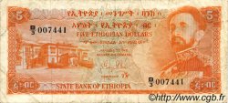 5 Dollars ÄTHIOPEN  1961 P.19a S