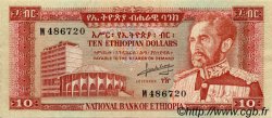 10 Dollars ETIOPIA  1966 P.27a EBC