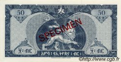 50 Dollars Spécimen ÄTHIOPEN  1966 P.28s ST