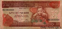 10 Birr ETHIOPIA  1976 P.32a VG