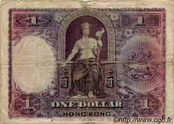 1 Dollar HONGKONG  1935 P.172c fS to S