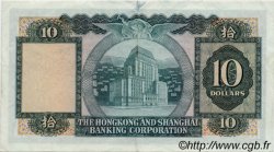 10 Dollars HONG KONG  1970 P.182g XF