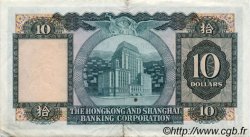 10 Dollars HONG KONG  1976 P.182g VF+