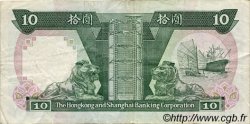 10 Dollars HONGKONG  1986 P.191a SS