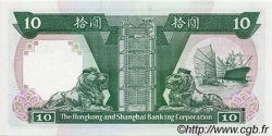 10 Dollars HONG-KONG  1992 P.191c SC+
