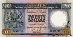 20 Dollars HONG-KONG  1989 P.192c FDC