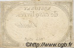 5 Livres FRANCE  1793 Ass.46a VG