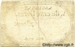 5 Livres FRANCE  1793 Ass.46a TB à TTB