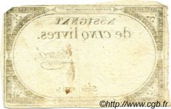 5 Livres FRANCIA  1793 Ass.46a BC a MBC