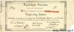 25 Francs FRANKREICH  1798 Laf.215a SS