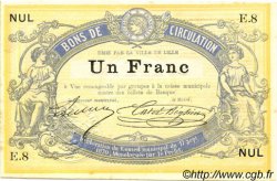 1 Franc Non émis FRANCE Regionalismus und verschiedenen Lille 1870 JER.59.40A