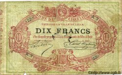 10 Francs FRANCE regionalism and miscellaneous Lille 1870 BPM.069.38 G