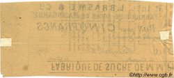 5 Francs Non émis FRANCE regionalismo y varios Mazingarbe 1870 JER.62.20B MBC