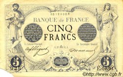 5 Francs NOIR FRANCIA  1872 F.01.10 BB