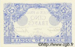 5 Francs BLEU FRANCIA  1912 F.02.03 EBC+