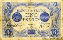 5 Francs BLEU FRANCE  1914 F.02.22 pr.TB