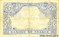 5 Francs BLEU FRANCIA  1916 F.02.36 BC+