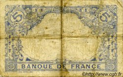 5 Francs BLEU FRANCIA  1916 F.02.37 q.MB