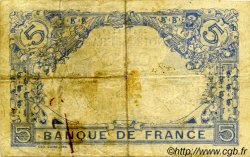 5 Francs BLEU FRANCIA  1916 F.02.45 BC