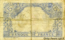 5 Francs BLEU FRANCIA  1916 F.02.46 BC