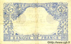 5 Francs BLEU FRANCIA  1916 F.02.46 q.SPL