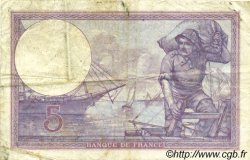 5 Francs FEMME CASQUÉE FRANKREICH  1921 F.03.05 S
