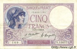 5 Francs FEMME CASQUÉE FRANCIA  1923 F.03.07 MBC+