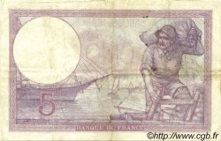 5 Francs FEMME CASQUÉE FRANCIA  1923 F.03.07 q.SPL