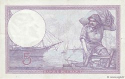 5 Francs FEMME CASQUÉE FRANCE  1924 F.03.08 VF - XF